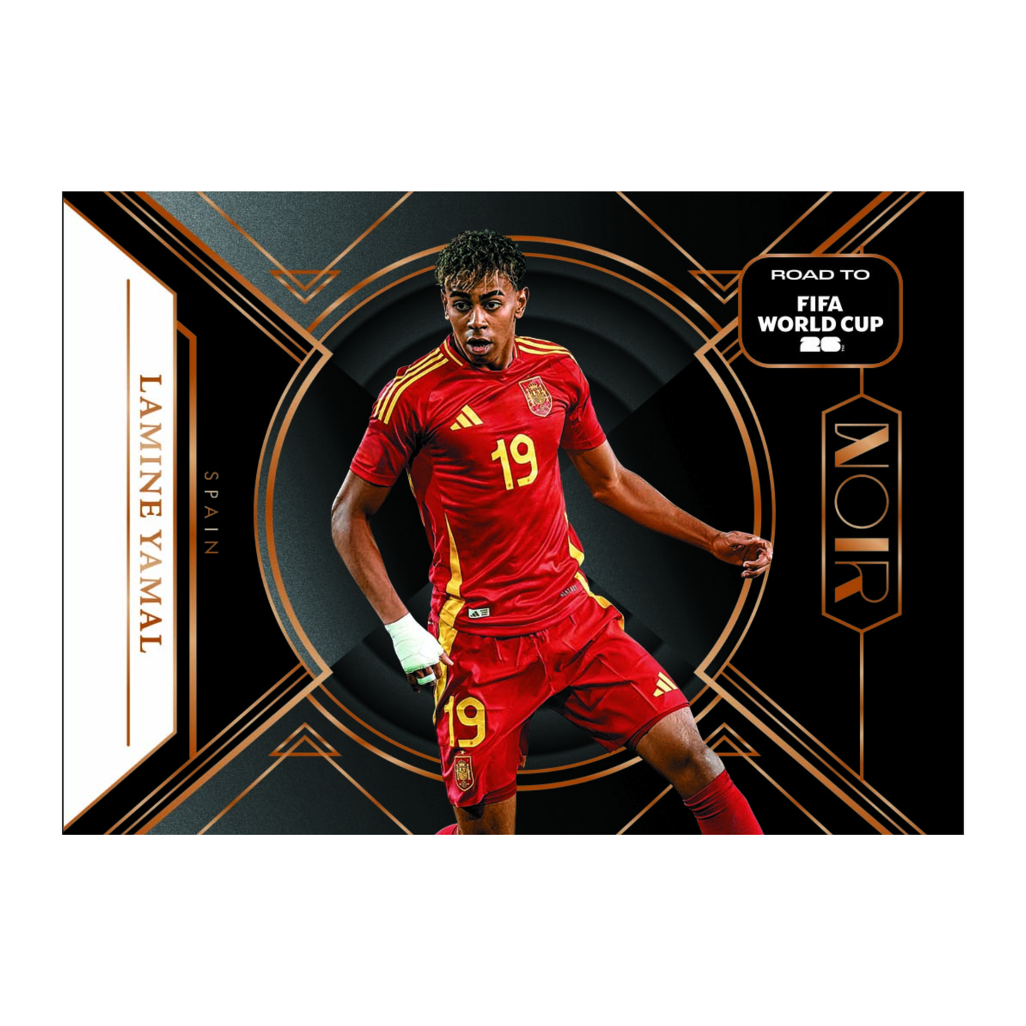 2025-26 Panini Noir Road to FIFA World Cup Soccer Lamine Yamal
