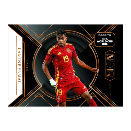 2025-26 Panini Noir Road to FIFA World Cup Soccer Lamine Yamal