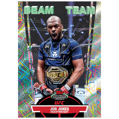 2025 Topps Stadium Club UFC Beam Team Jon Jones