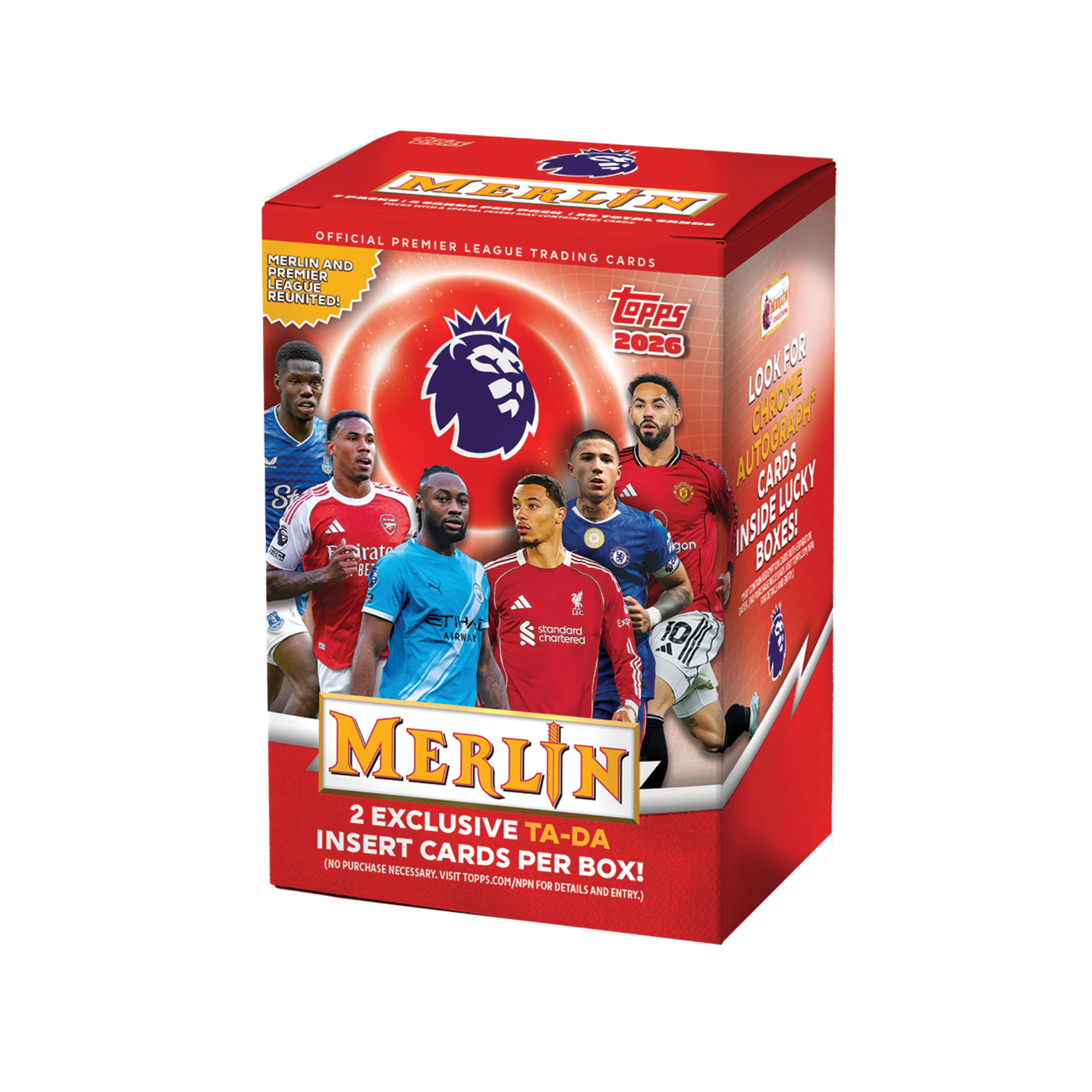 2026 Topps Merlin Premier League Soccer Value Box | 1 Numbered