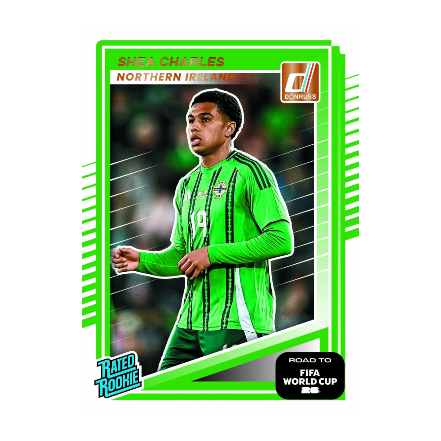 2025-26 Panini Donruss Road to FIFA World Cup 26 Soccer Rated Rookie She Charles 