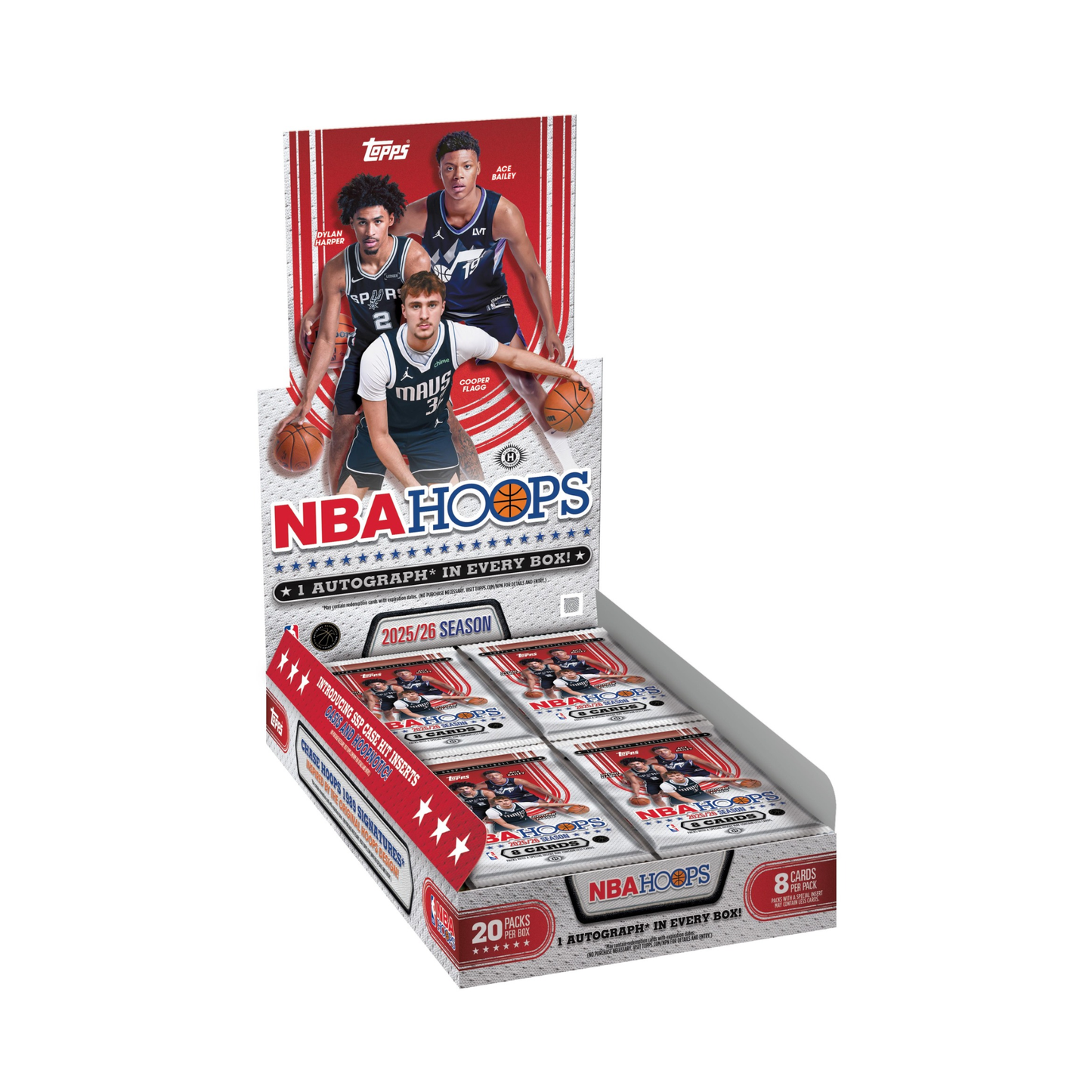 2025-26 Topps NBA Hoops Basketball Hobby Box