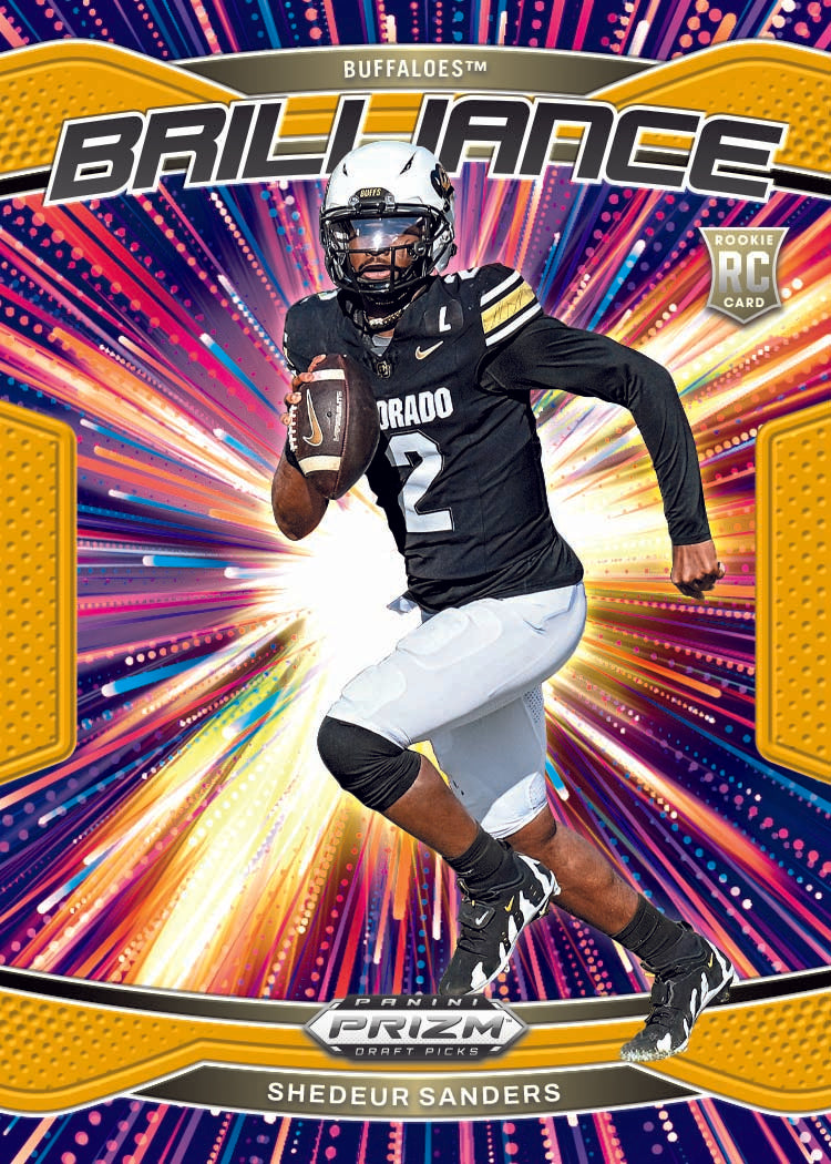 2025 Panini Prizm Draft Picks Collegiate Football Brilliance Shedeur Sanders