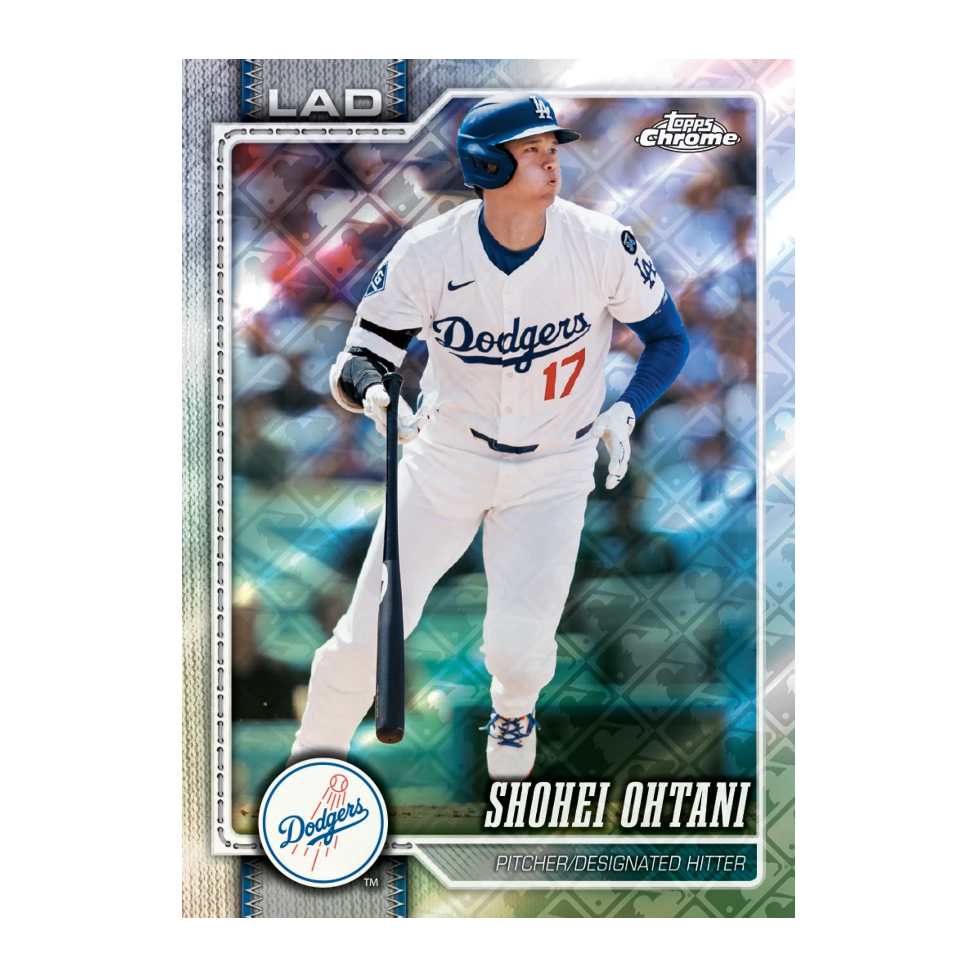 2026 Topps Chrome Baseball Logofractor Shehei Ohtani