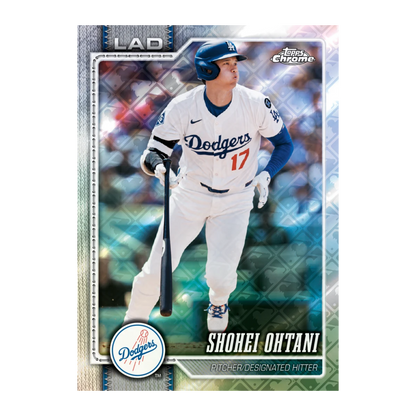 2026 Topps Chrome Baseball Logofractor Shehei Ohtani