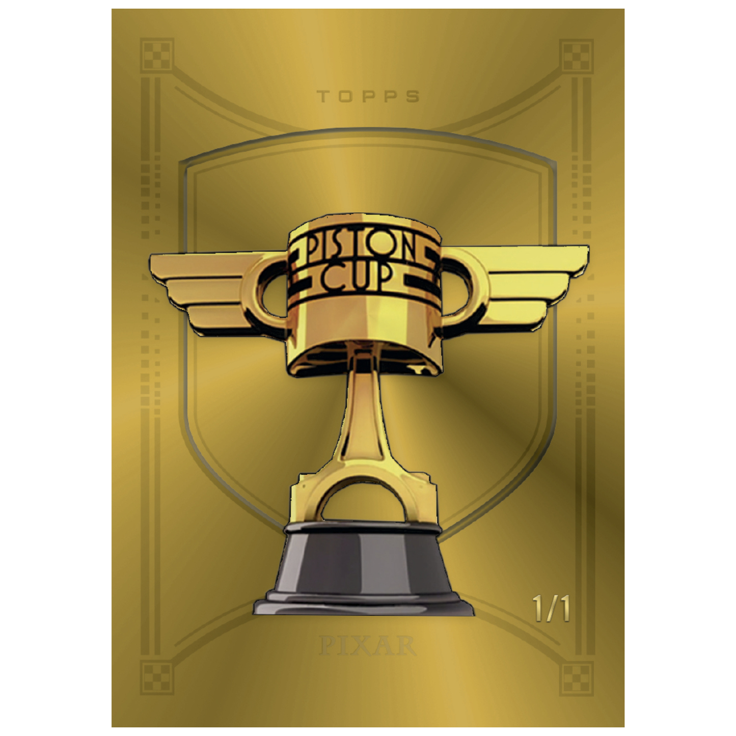 2025 Topps Pixar Gold Piston Cup