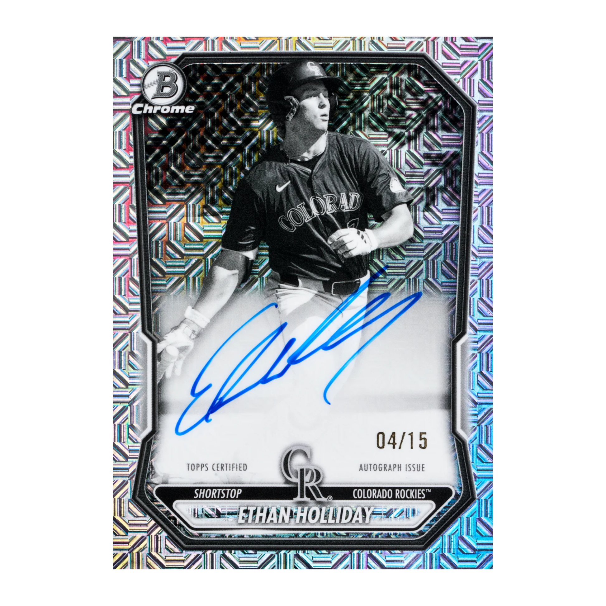 2026 Bowman Baseball Mojo Autographs Ethan Holliday
