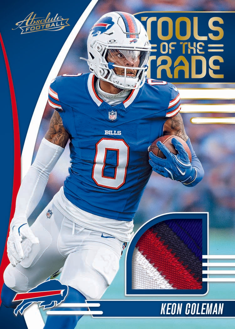 2025 Panini Absolute Football Tools of the Trade Keon Coleman