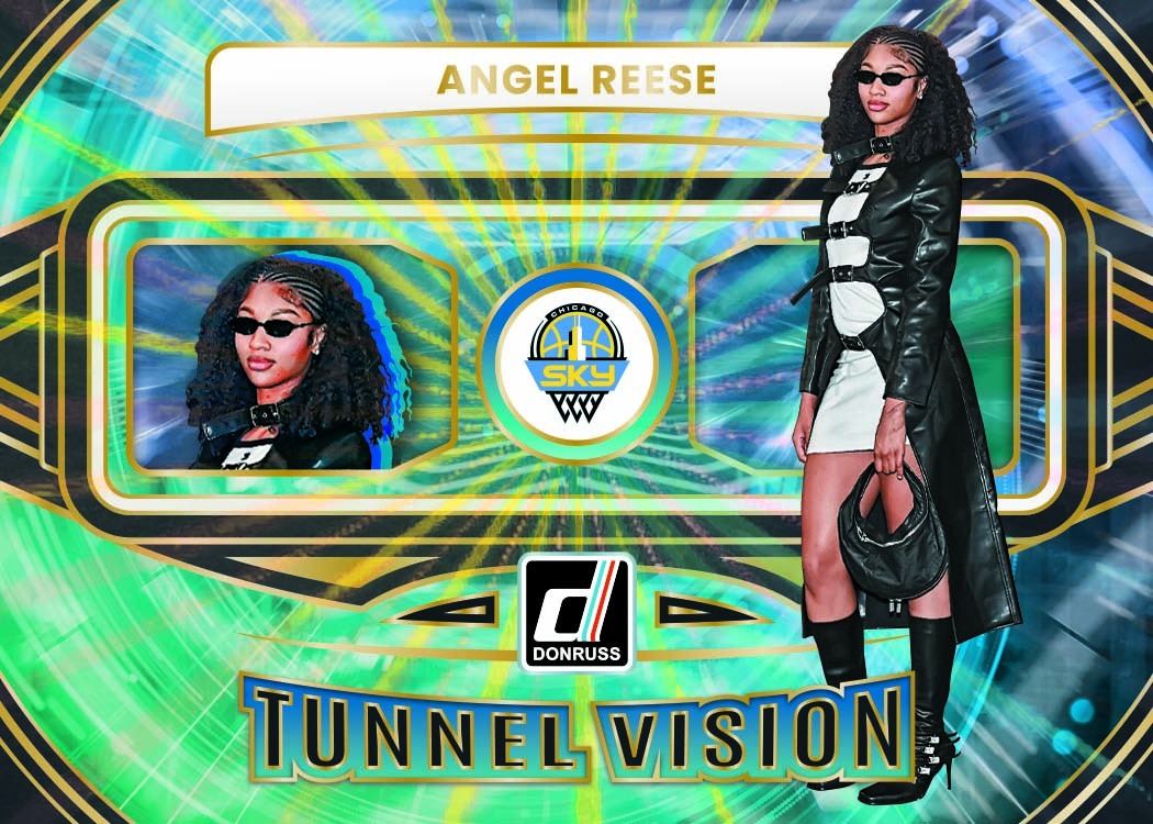 2026 Panini Donruss WNBA Basketball Angel reese Tunnel Vision Holo Black Laser Card