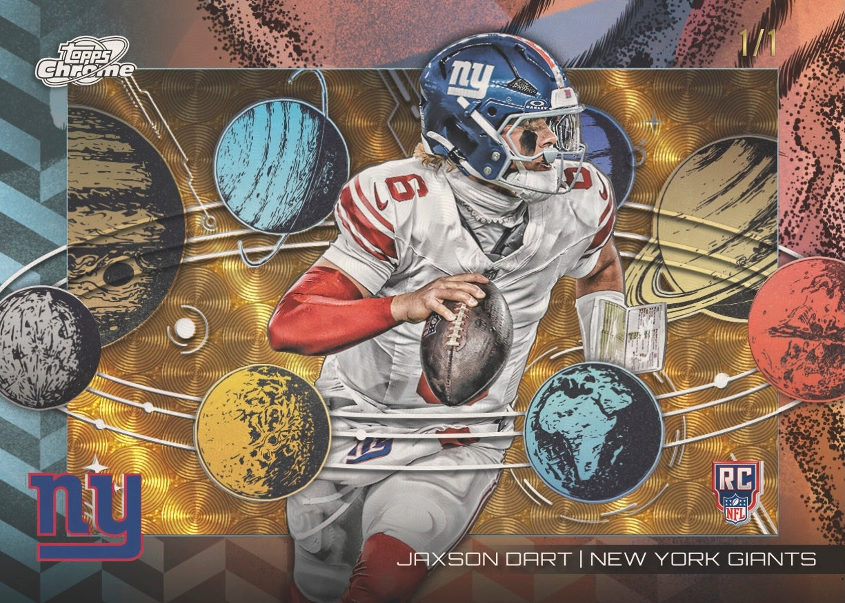 2025 Topps Cosmic Chrome Football Planetarium Jaxson Dart