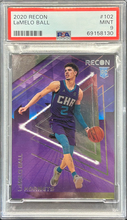 2020 Panini Recon #102 LaMelo Ball PSA 9