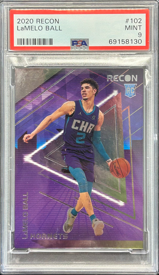 2020 Panini Recon #102 LaMelo Ball PSA 9