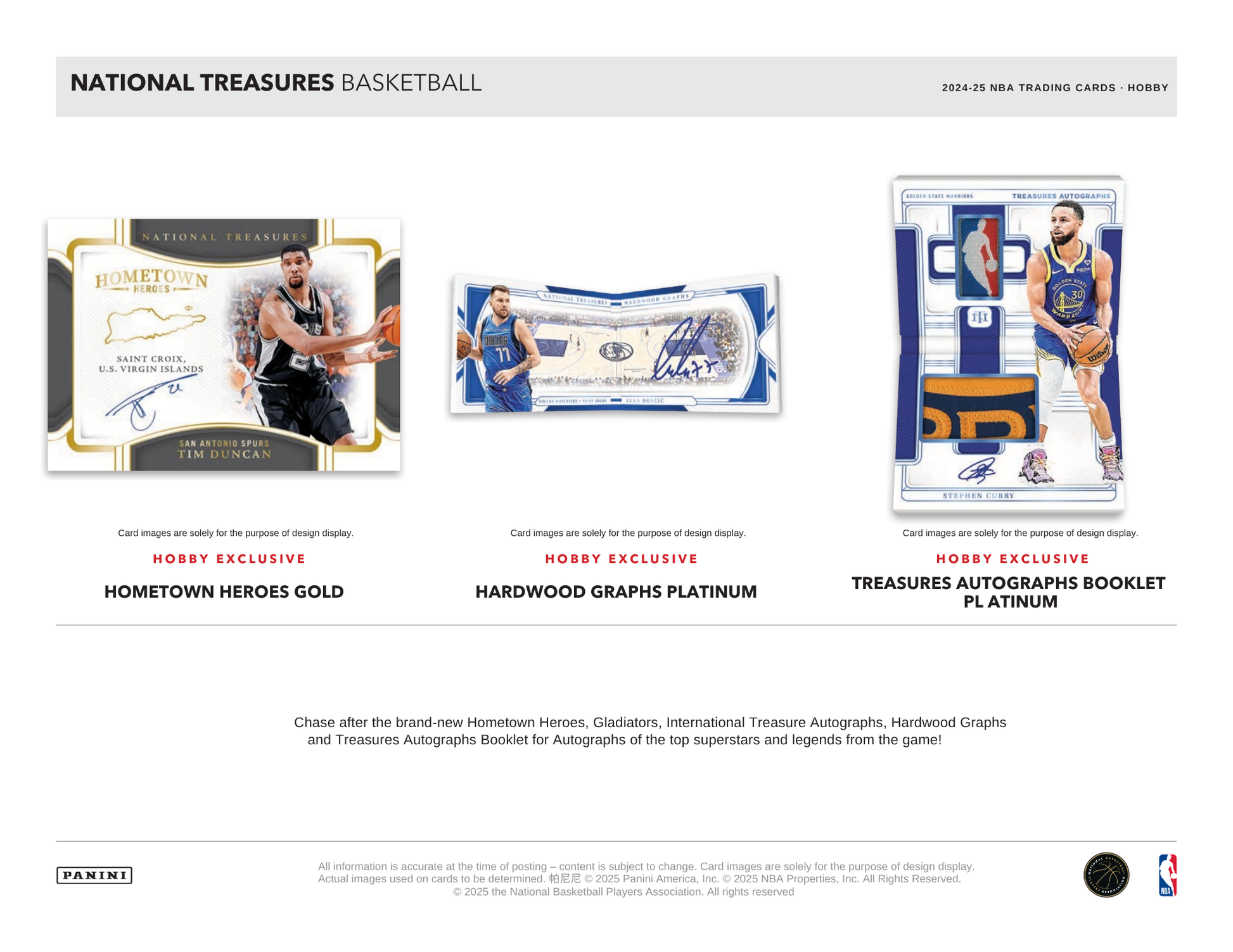 2024-25 Panini National Treasures Basketball Hobby Box