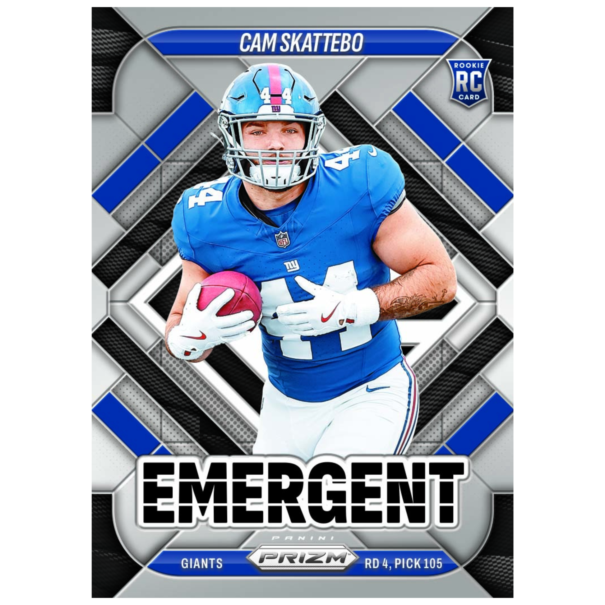 2025 Panini Prizm Football Emergent Cam Skattebo