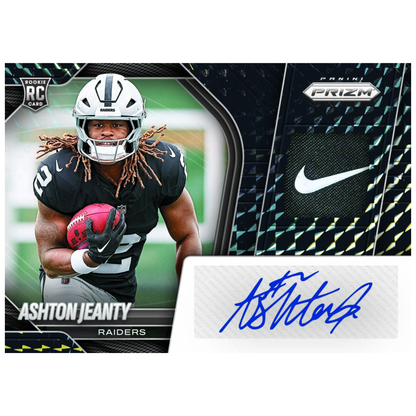 2025 Panini Prizm Football Patch Autograph Ashton Jeanty