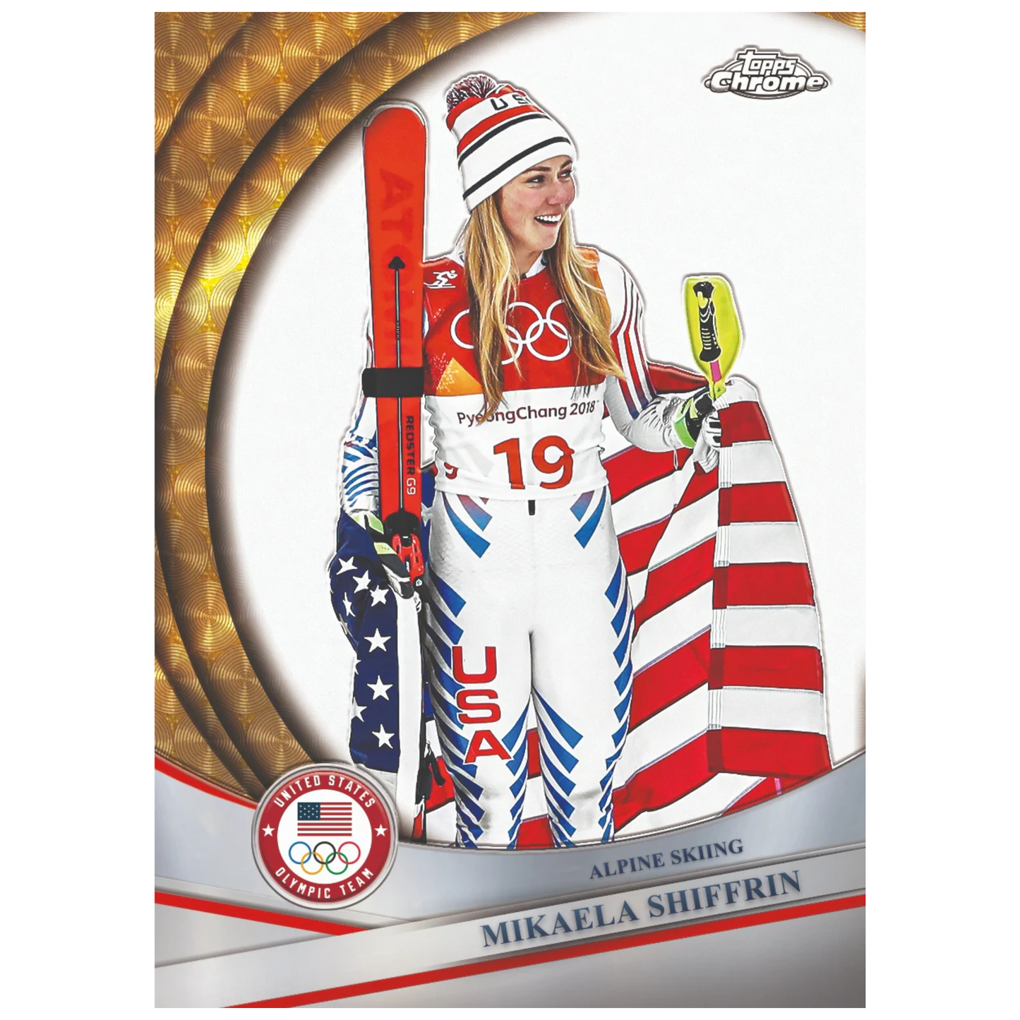 2026 Topps Chrome US Olympic & Paralympic Hopefuls Mikaela Shiffrin
