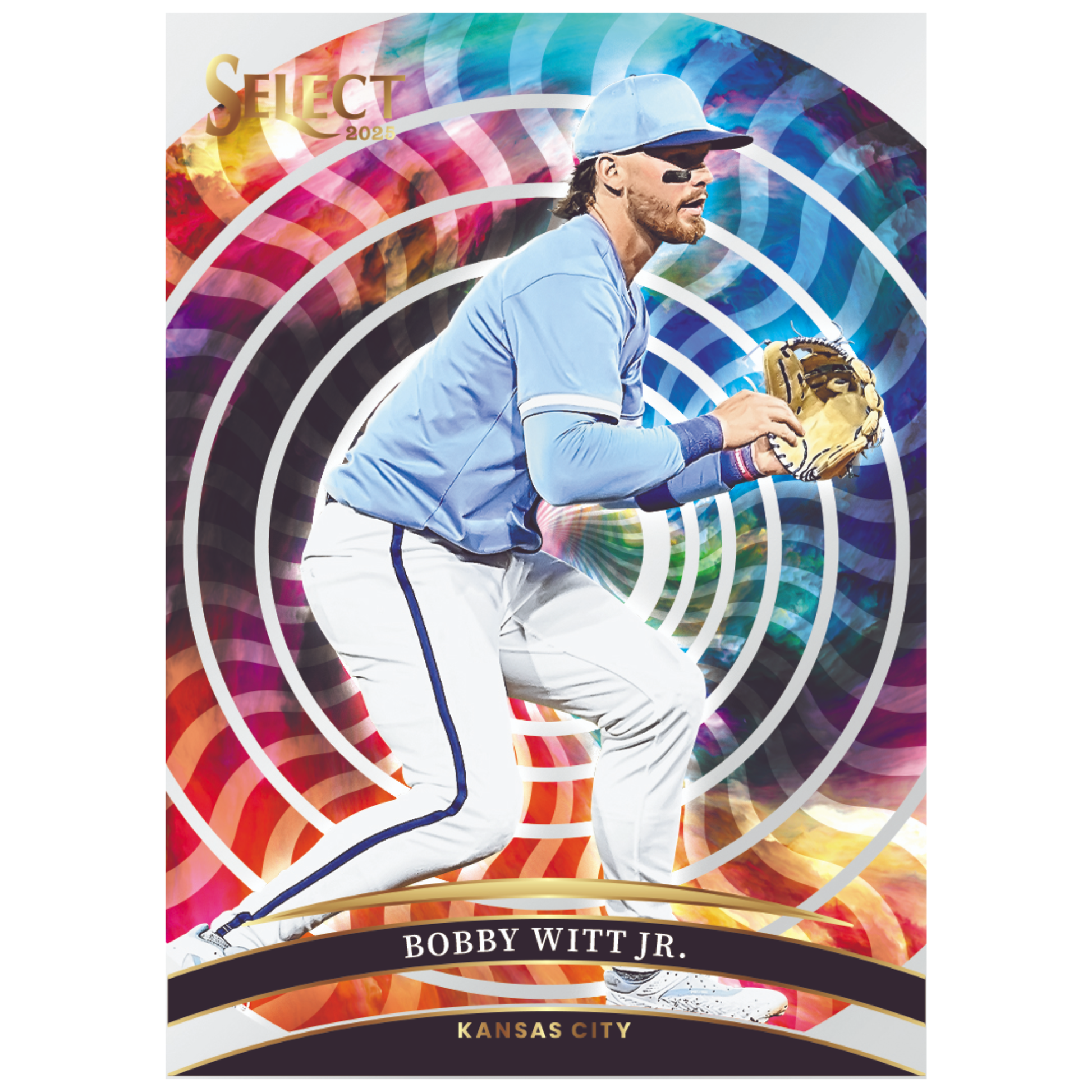 2025 Panini Select Baseball Color Wheel Bobby Witt Jr. 