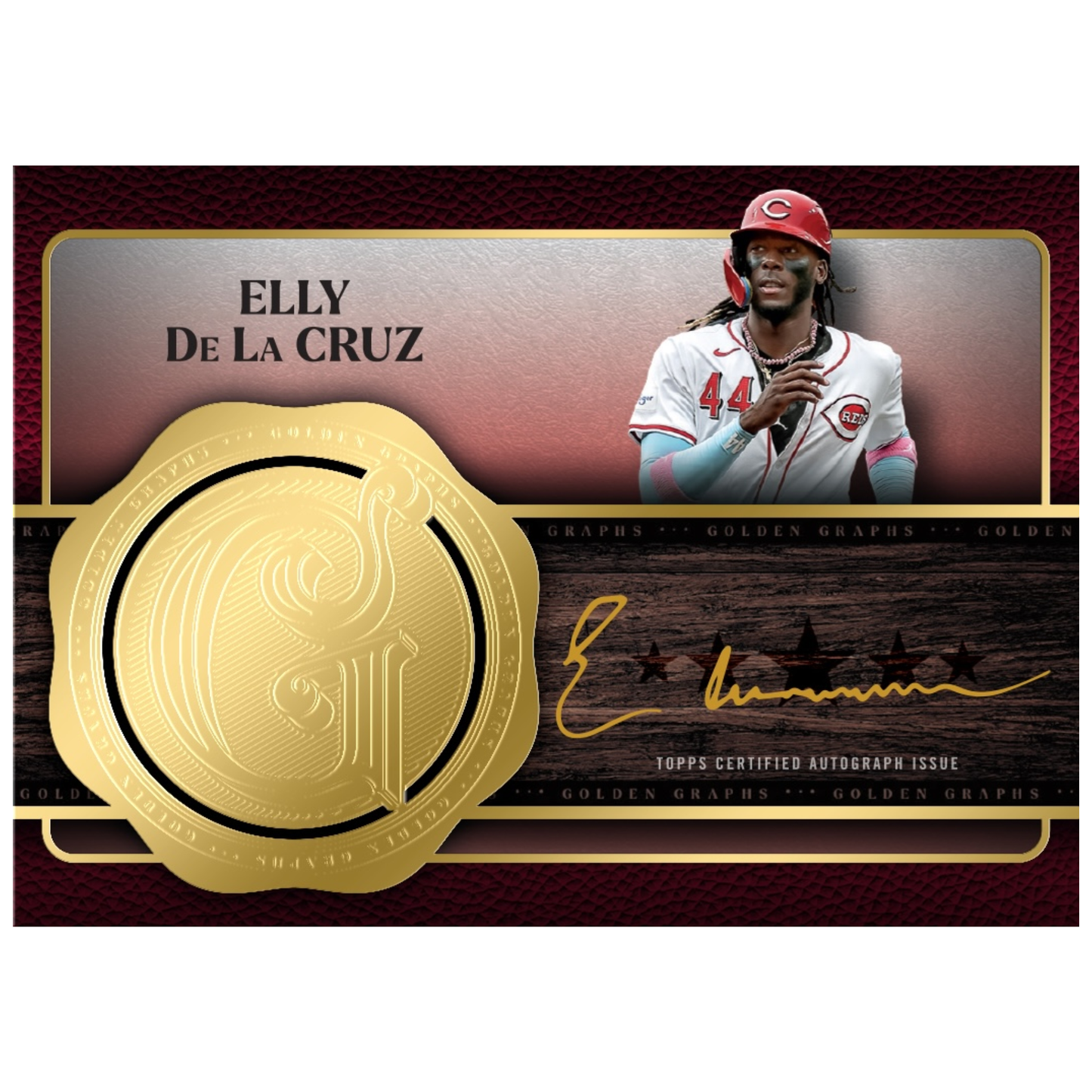 2025 Topps Five Star Baseball Golden Graphs Elly De La Cruz