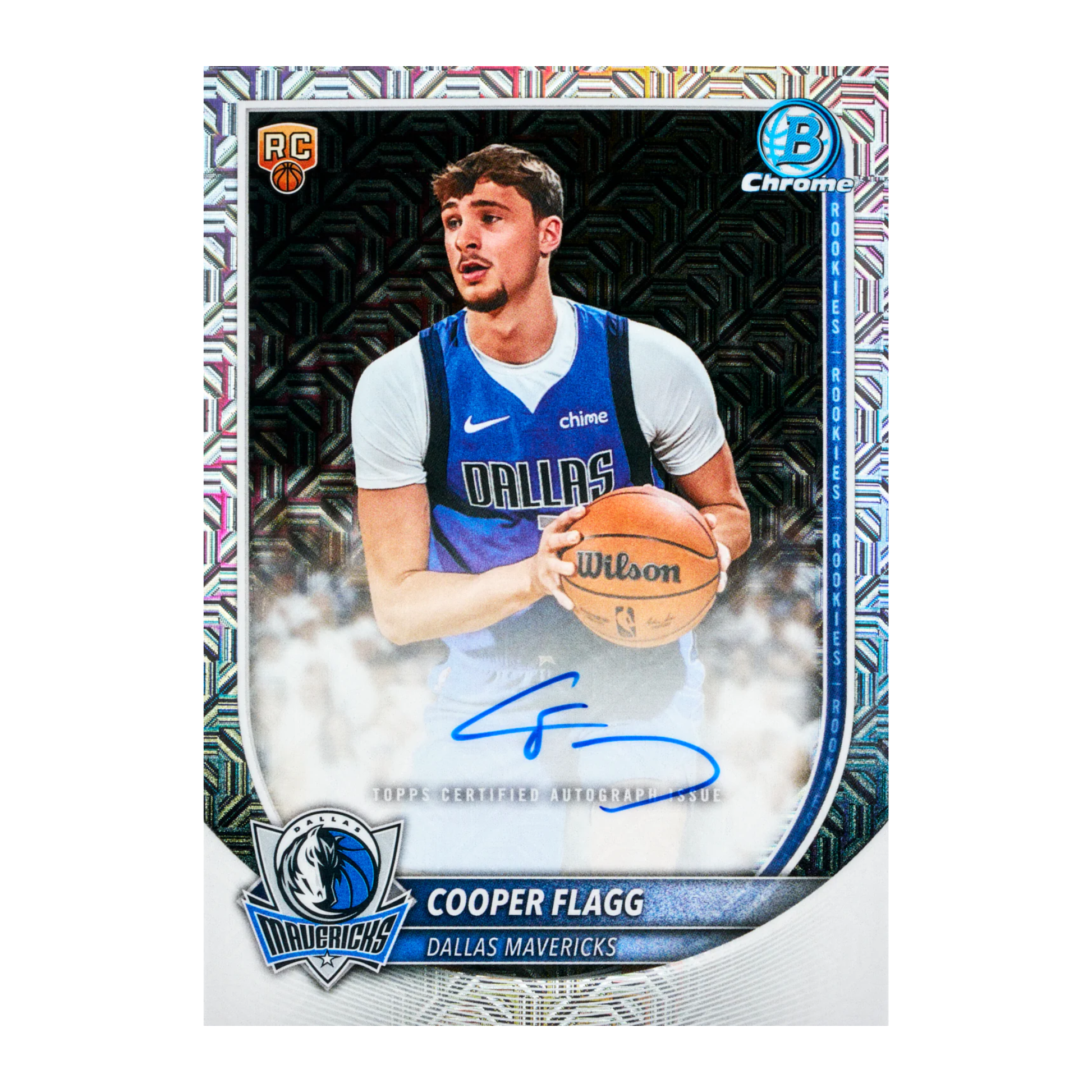 2025-26 Bowman Basketball Mega Box Parallel Auto Cooper Flagg