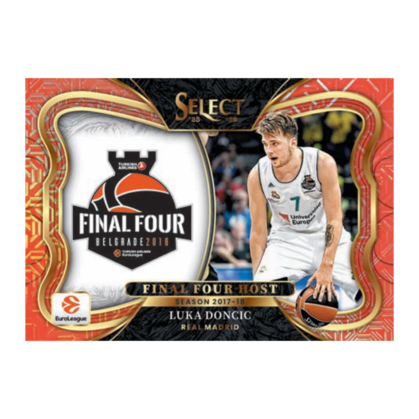 2025-26 Panini Select EuroLeague Basketball Final Four Host Luka Doncic