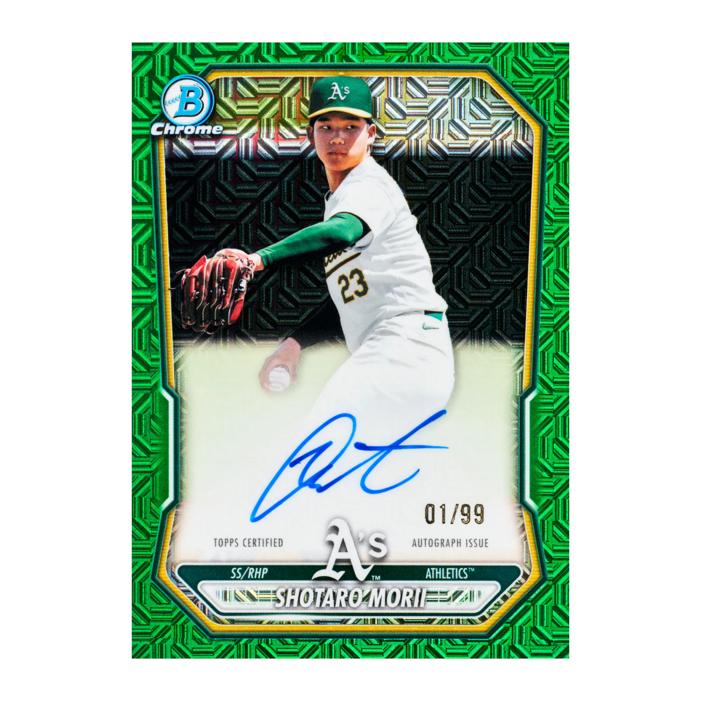 2026 Bowman Baseball Mojo Autographs Shotaro Morii