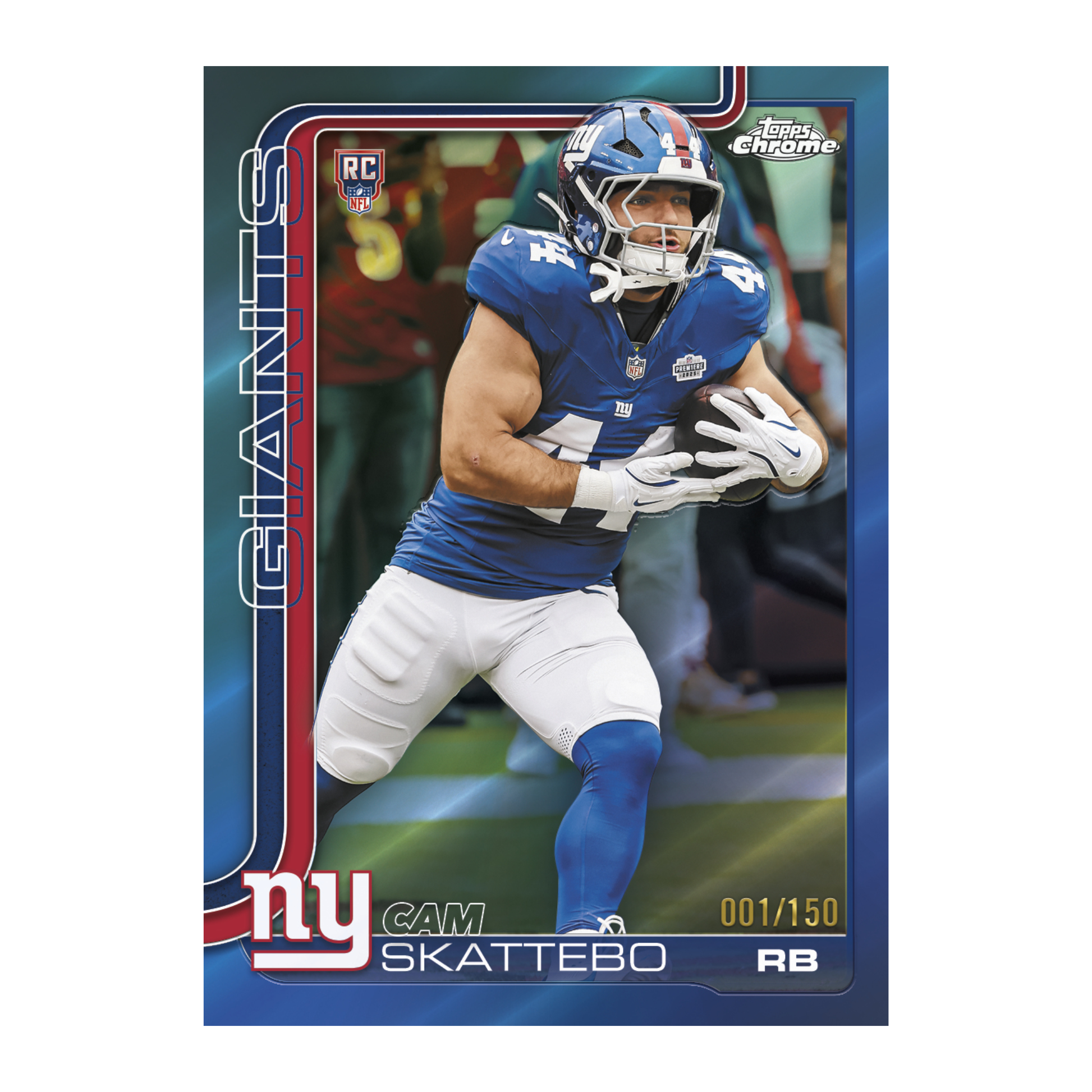 2025 Topps Chrome Football Cam Skattebo