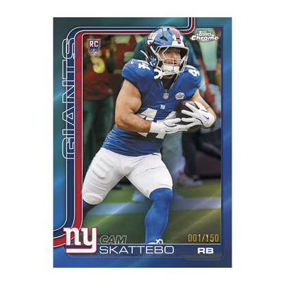 2025 Topps Chrome Football Cam Skattebo