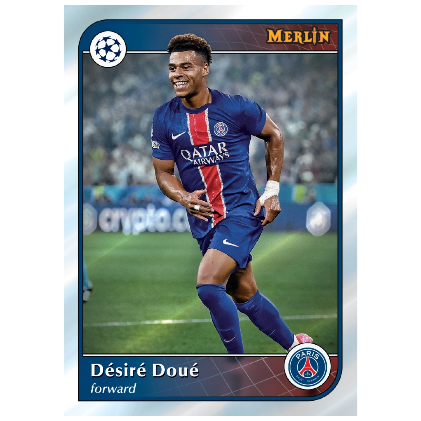 2024-25 Topps Merlin UEFA Club Competitions Soccer Desire Doue