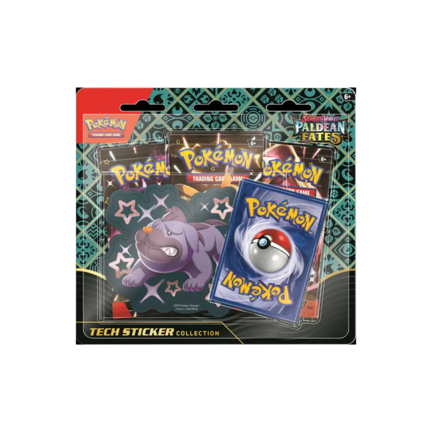 Pokémon Scarlet & Violet Paldean Fates Tech Sticker Collection - Maschiff