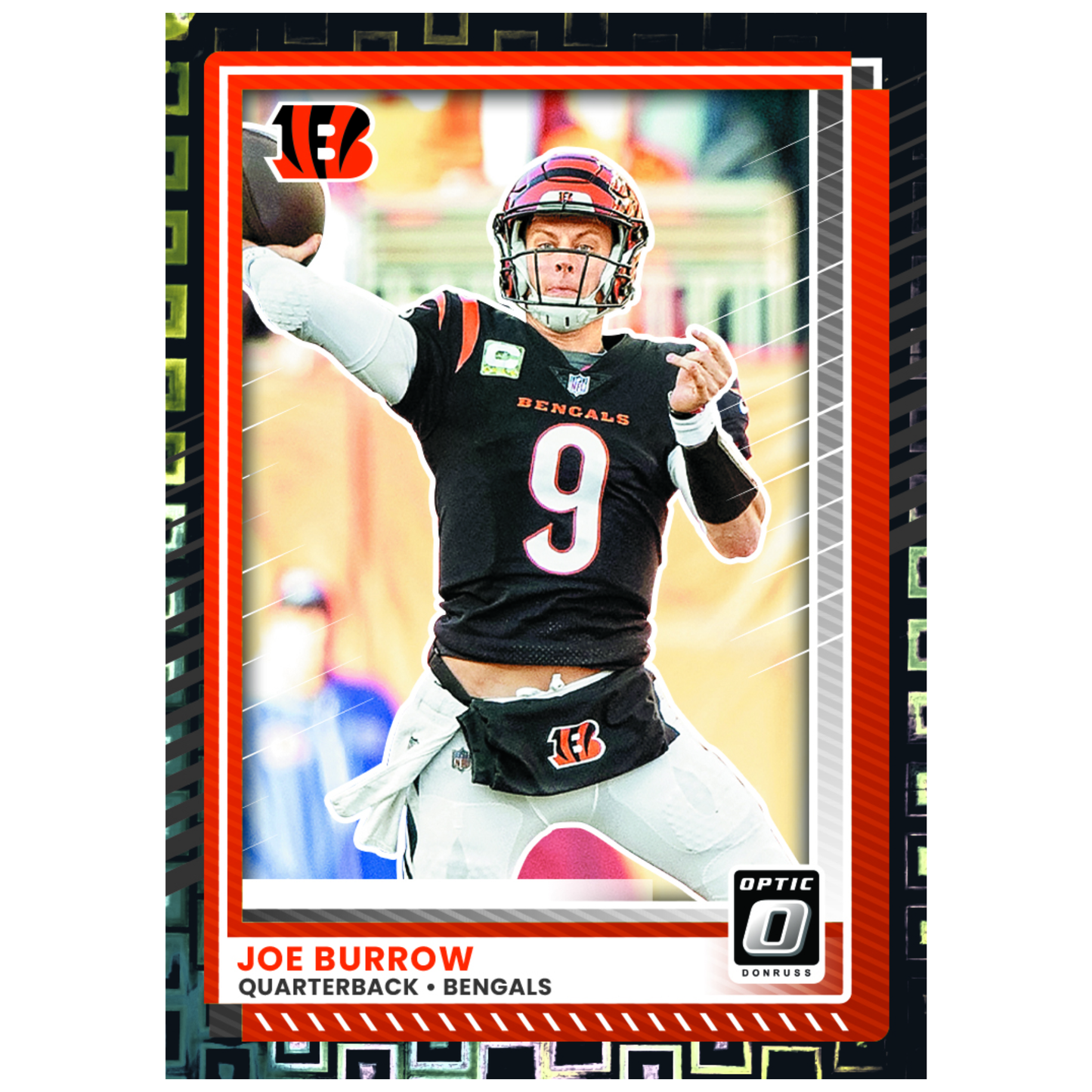 2025 Panini Donruss Optic Football Black Pandora Joe Burrow