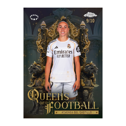 2025-26 Topps Chrome UEFA Women's Champions League Soccer Athenea Del Castillo