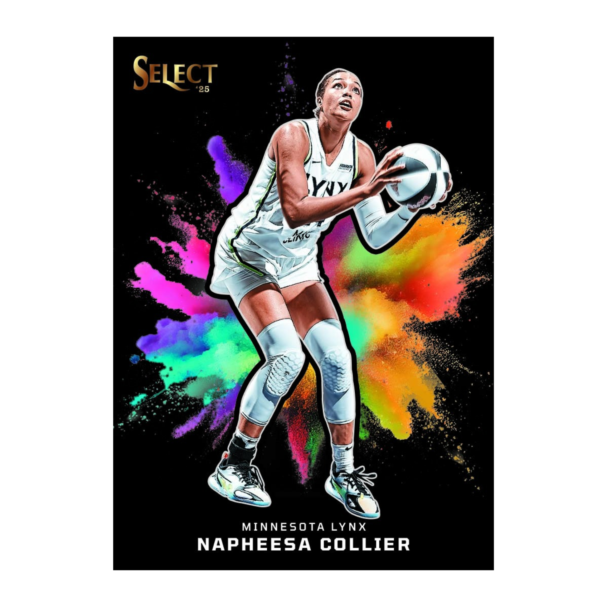 2025 Panini Select WNBA Basketball Black Color Blast Napheesa Collier