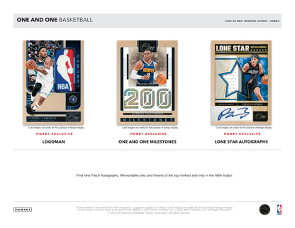 2024-25 Panini One & One Basketball Hobby Box