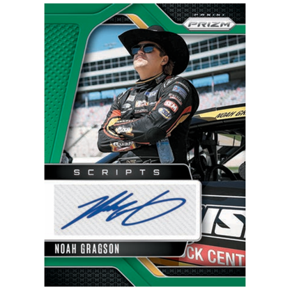 2025 Panini Prizm Racking Green Prizm Noah Gragson