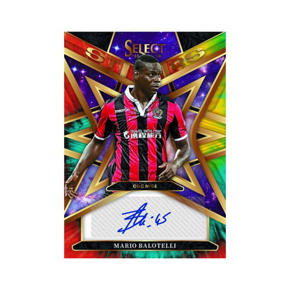 2025-26 Panini Select Ligue 1 Soccer Mario Balotelli Autograph 