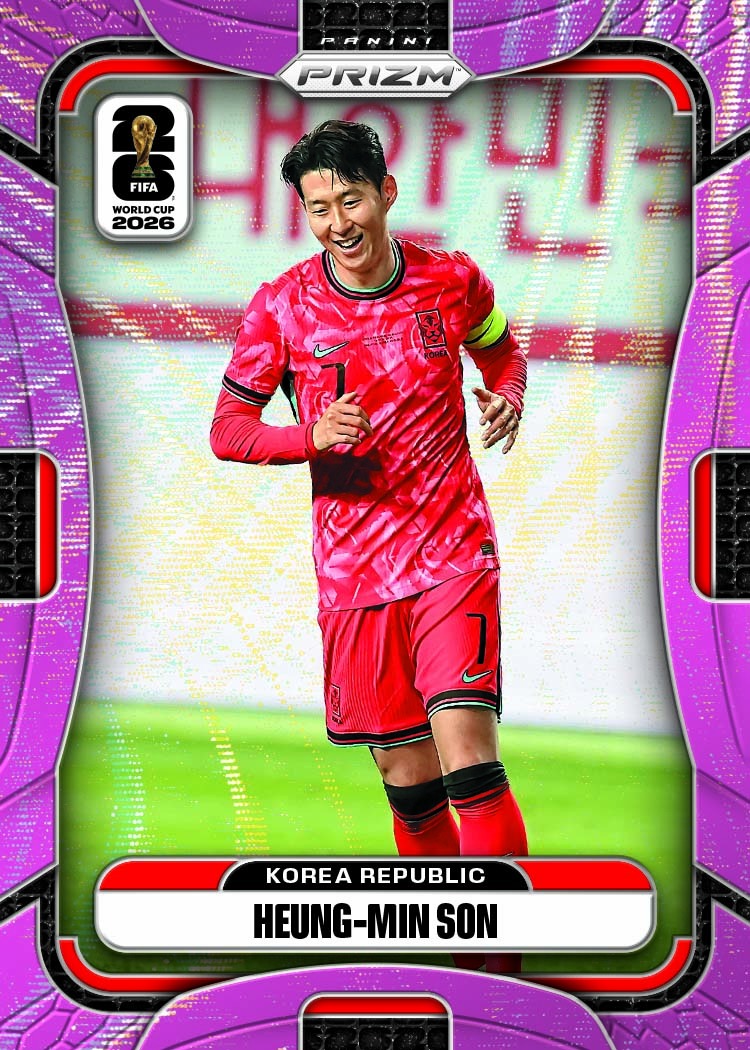 2026 Panini Prizm FIFA World Cup Soccer Pink Wave Heung-Min Son