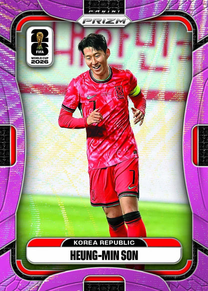 2026 Panini Prizm FIFA World Cup Soccer Pink Wave Heung-Min Son