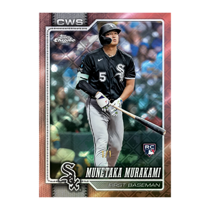 2026 Topps Chrome Baseball Logofractor Munetaka Murakami