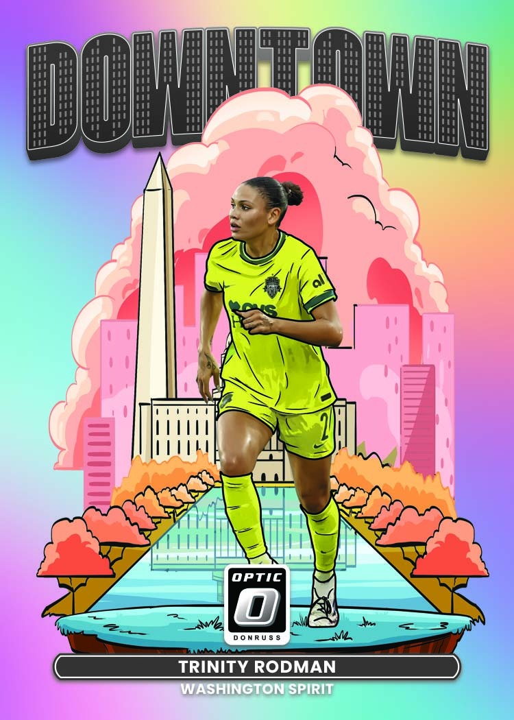 2026 Panini Donruss Optic National Women's Soccer Downtown Trinity Rodman