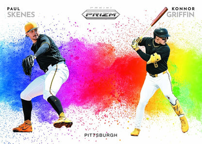 2026 Panini Prizm Baseball Paul Skenes & Konnor Griffin Dual Color Blast Card