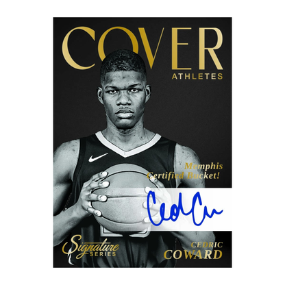 2025-26 Panini Signature Series Basketball Cover Athletes Cedrick Coward