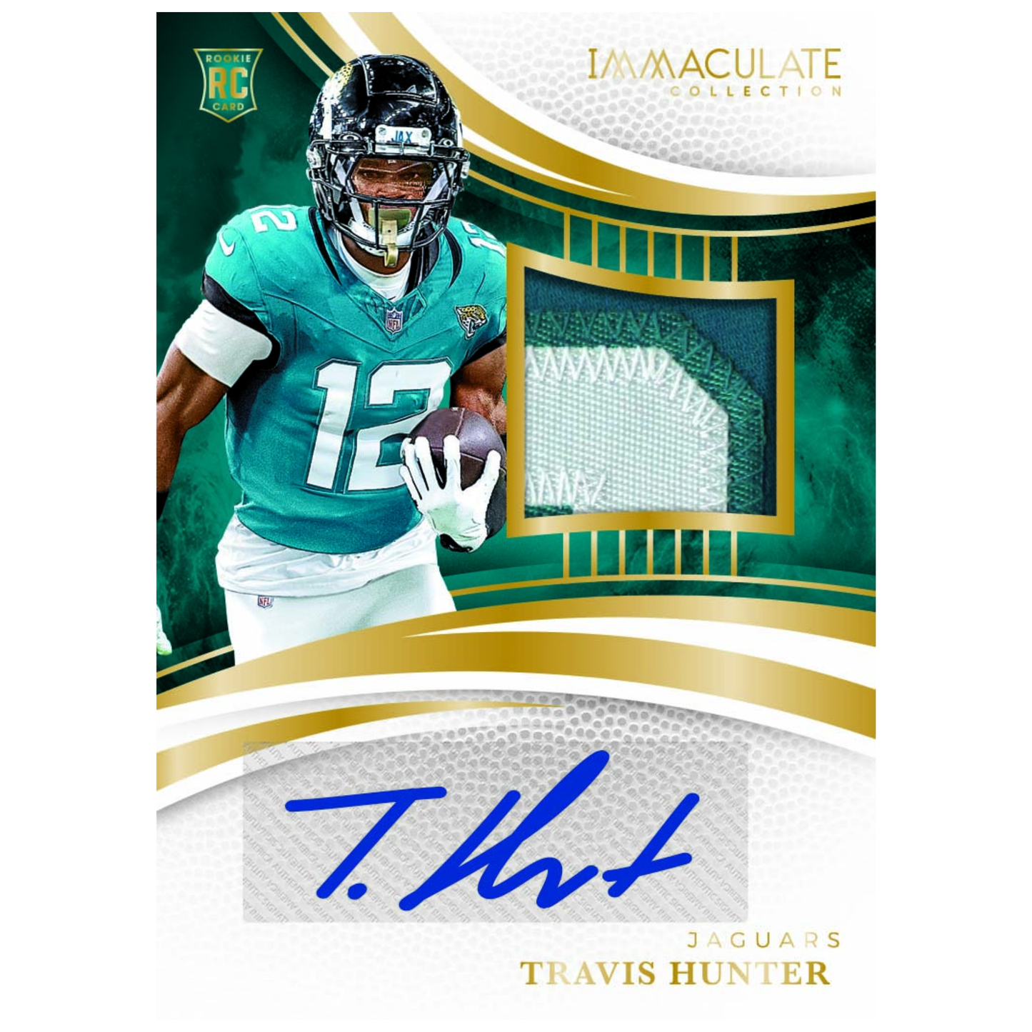 2025 Panini Immaculate Football Rookie Patch Autograph Travis Hunter