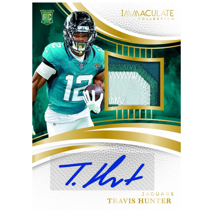 2025 Panini Immaculate Football Rookie Patch Autograph Travis Hunter
