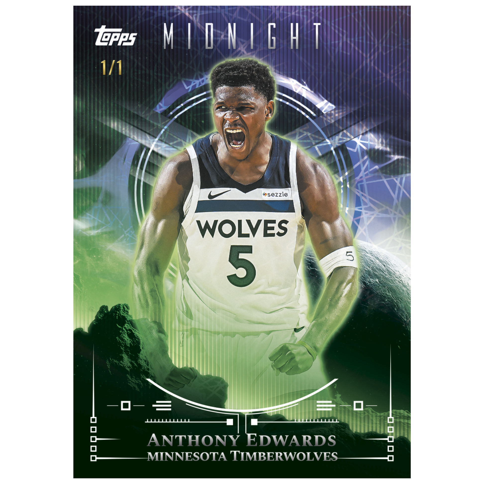 2025-26 Topps Midnight Basketball Anthony Edwards
