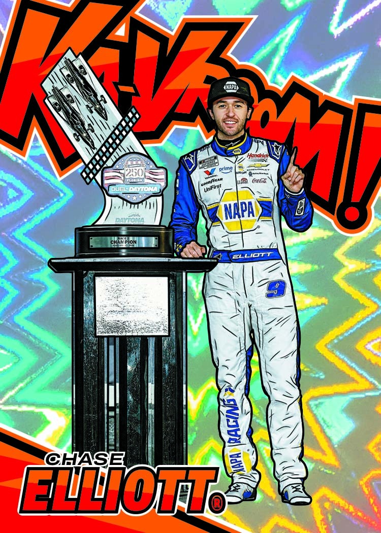 2026 Panini Turn Four Racing Chase Elliott Ka-Vroom Card