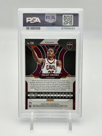 2020 Panini Prizm Hyper: #298 Isaac Okoro (PSA 9)