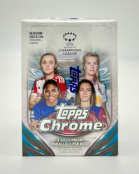 2023-24 Topps Chrome UEFA Women's Champions League Value Box