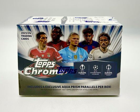 2023-24 Topps Chrome UEFA Club Competitions Value Box