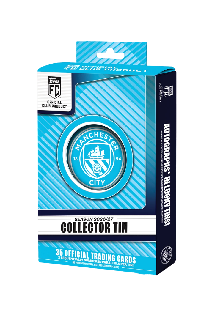 2026-27 Topps Manchester City Soccer Collector Tin