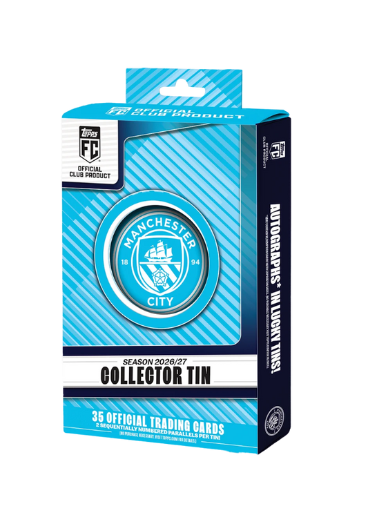 2026-27 Topps Manchester City Soccer Collector Tin